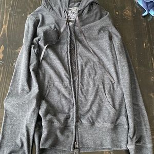 Dark Grey Lightweight Zip up jacket